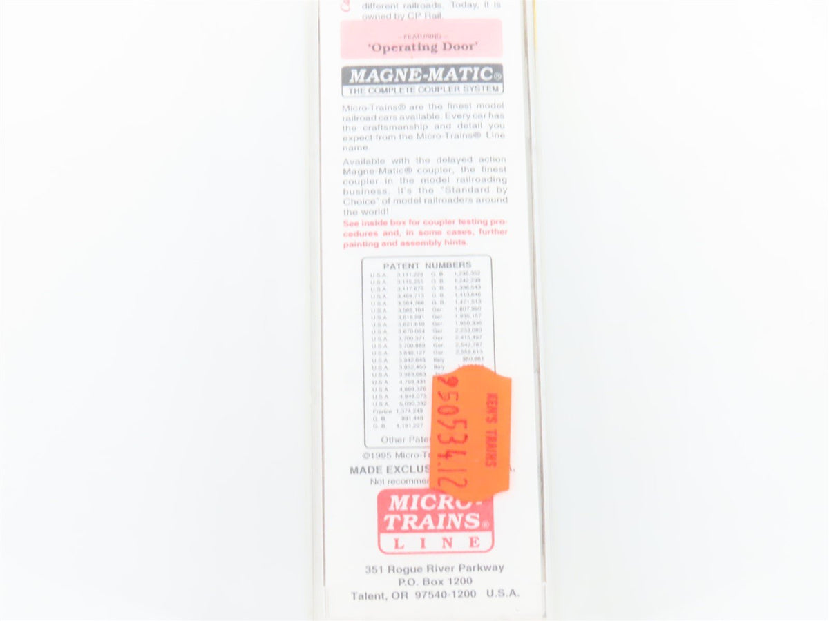 N Micro-Trains MTL 31070 D&amp;H Delaware &amp; Hudson 50&#39; Single Door Box Car #22134