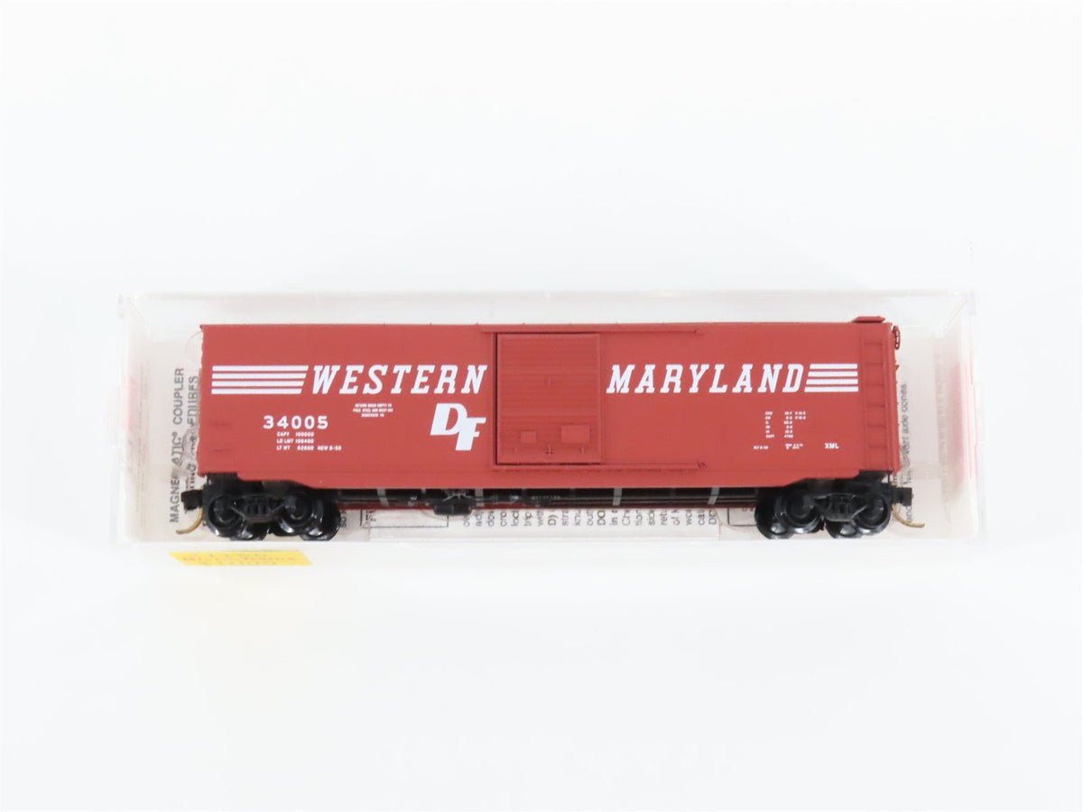 N Scale Micro-Trains MTL 31160 WM Western Maryland Railroad 50&#39; Box Car #34005