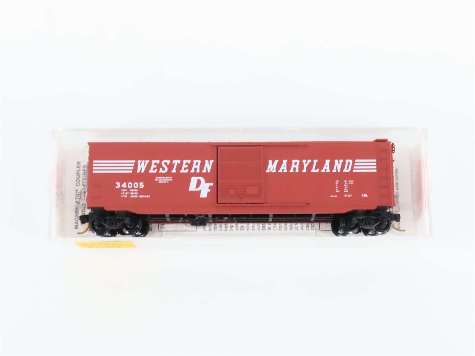N Scale Micro-Trains MTL 31160 WM Western Maryland Railroad 50' Box Car #34005