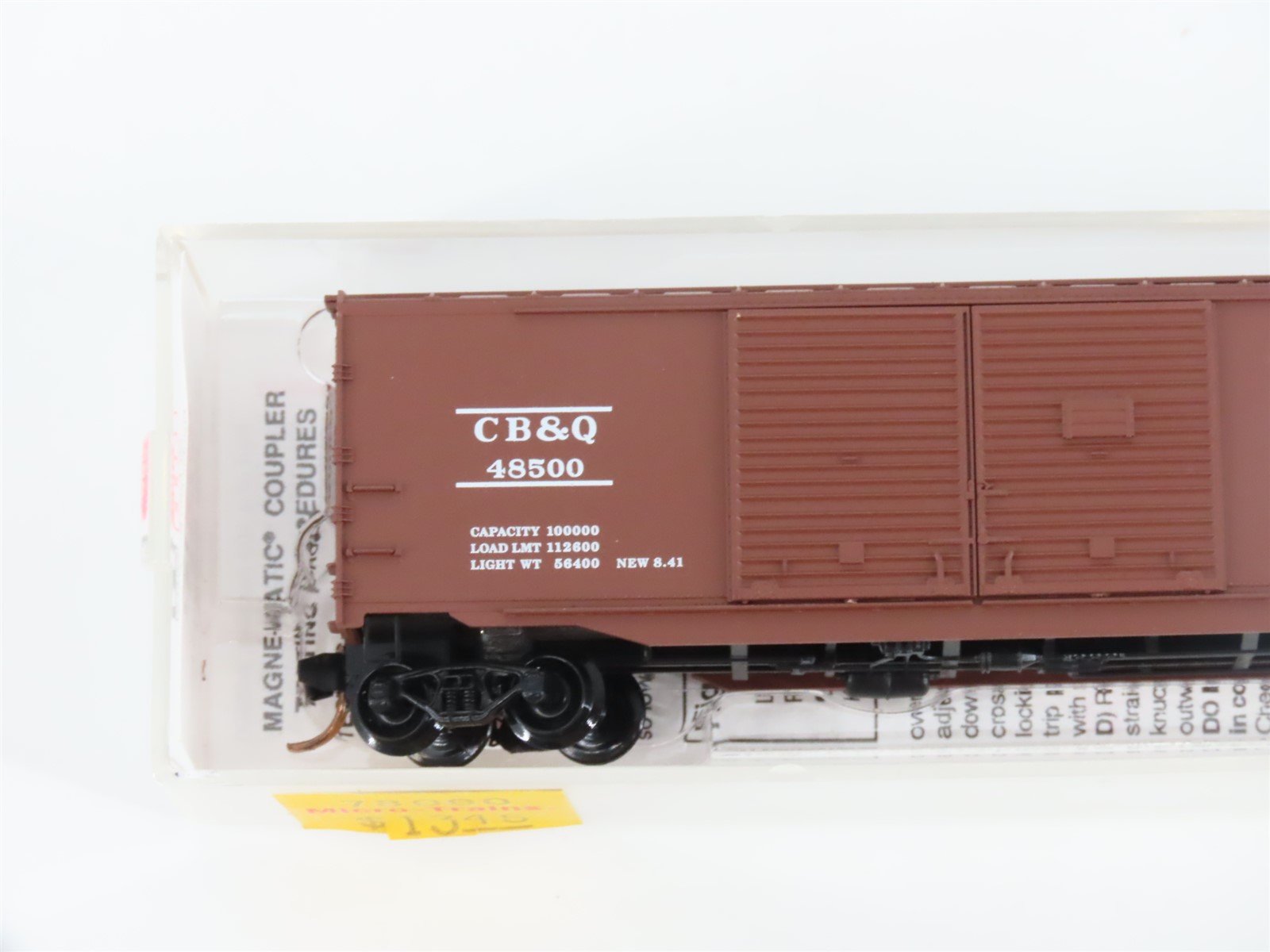 N Scale Micro-Trains MTL 78090 CB&Q Burlington Route 50' Auto Box Car #48500