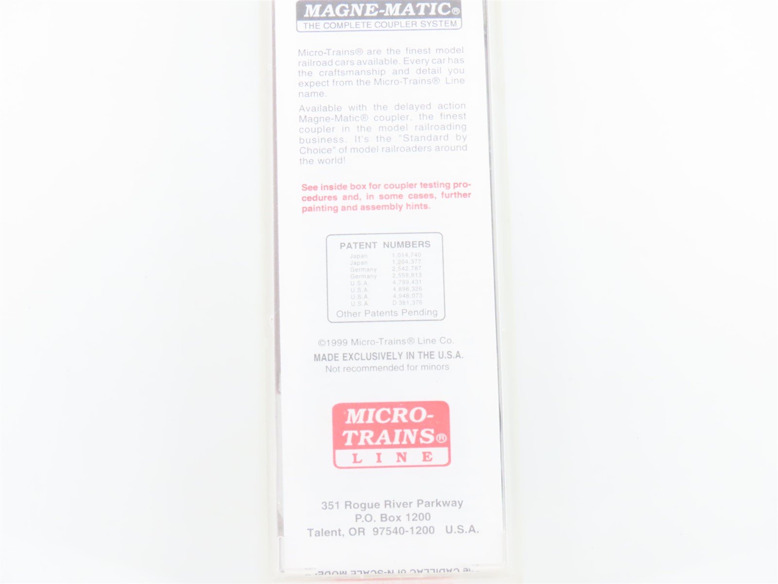 N Scale Micro-Trains MTL 78090 CB&Q Burlington Route 50' Auto Box Car #48500