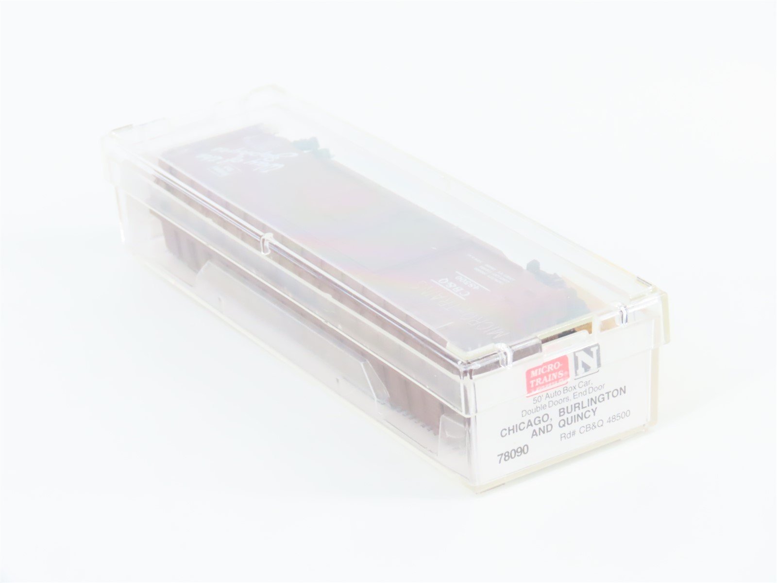 N Scale Micro-Trains MTL 78090 CB&Q Burlington Route 50' Auto Box Car #48500