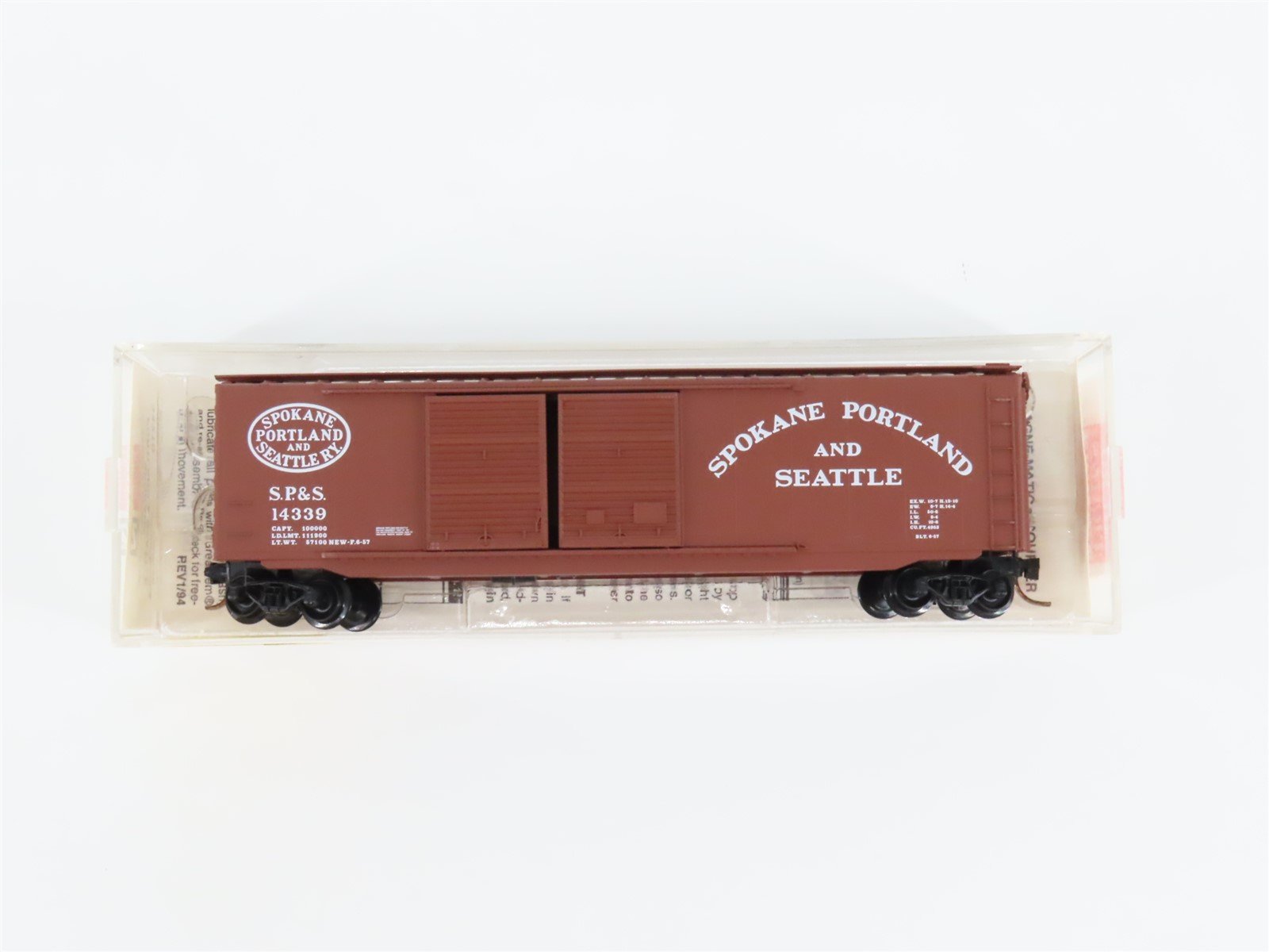 N Scale Micro-Trains MTL 34210 SP&S Spokane Portland & Seattle Box Car #14339