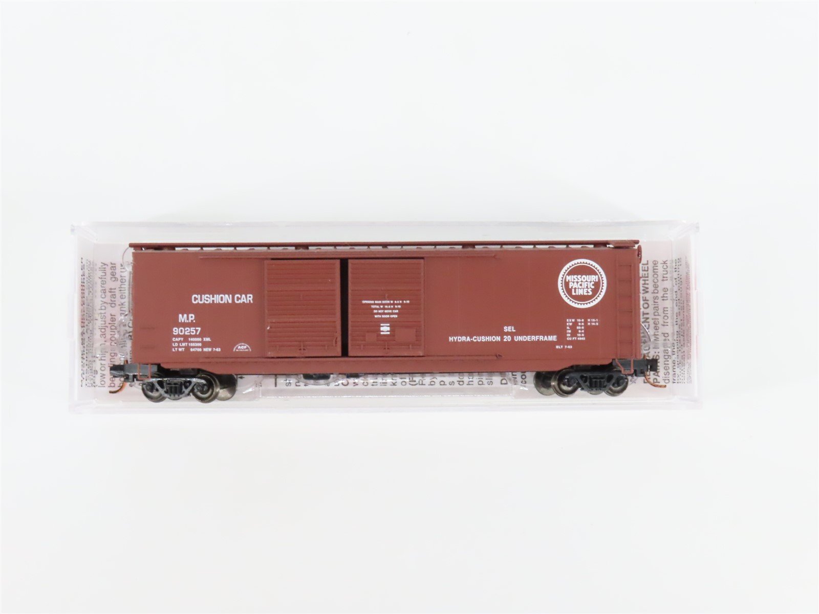N Scale Micro-Trains MTL 03400190 MP Missouri Pacific Lines 50' Box Car #90257