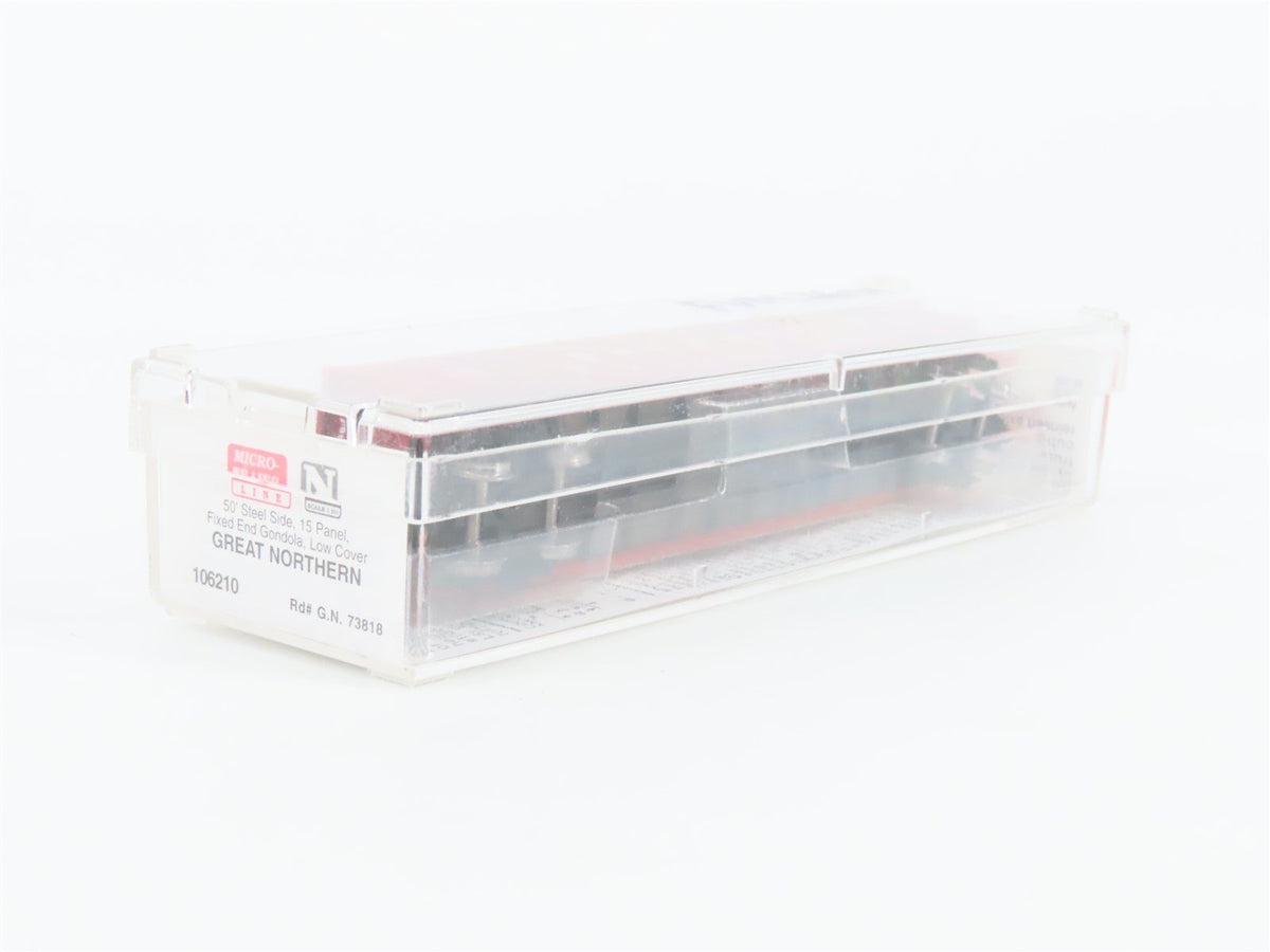 N Scale Micro-Trains MTL 106210 GN Great Northern 50&#39; Covered Gondola #73818