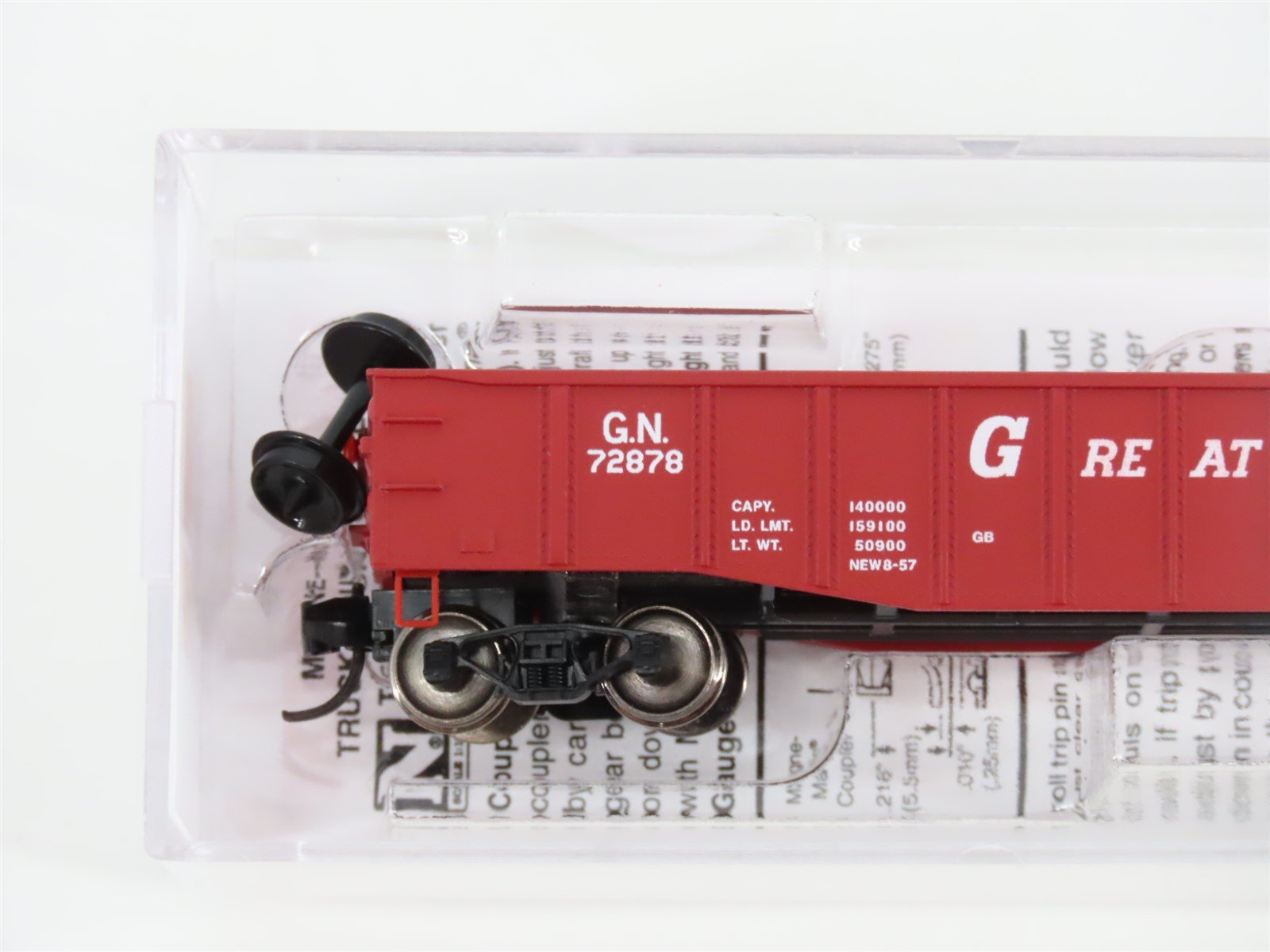 N Scale Micro-Trains MTL 10500541 GN Great Northern 50' Open Gondola #72878