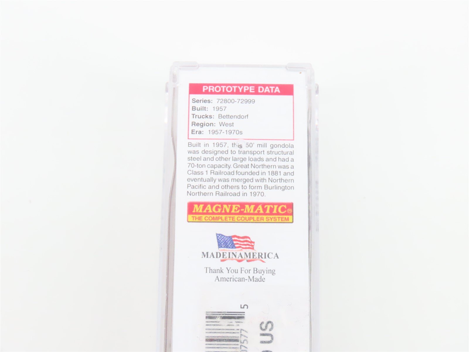 N Scale Micro-Trains MTL 10500541 GN Great Northern 50' Open Gondola #72878