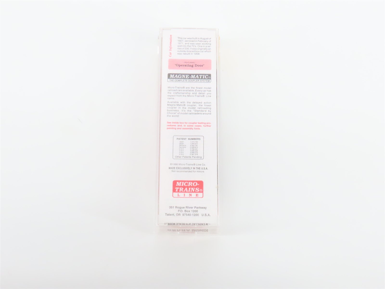 N Scale Micro-Trains MTL 35020 GN Great Northern 40' Despatch Stock Car #55256