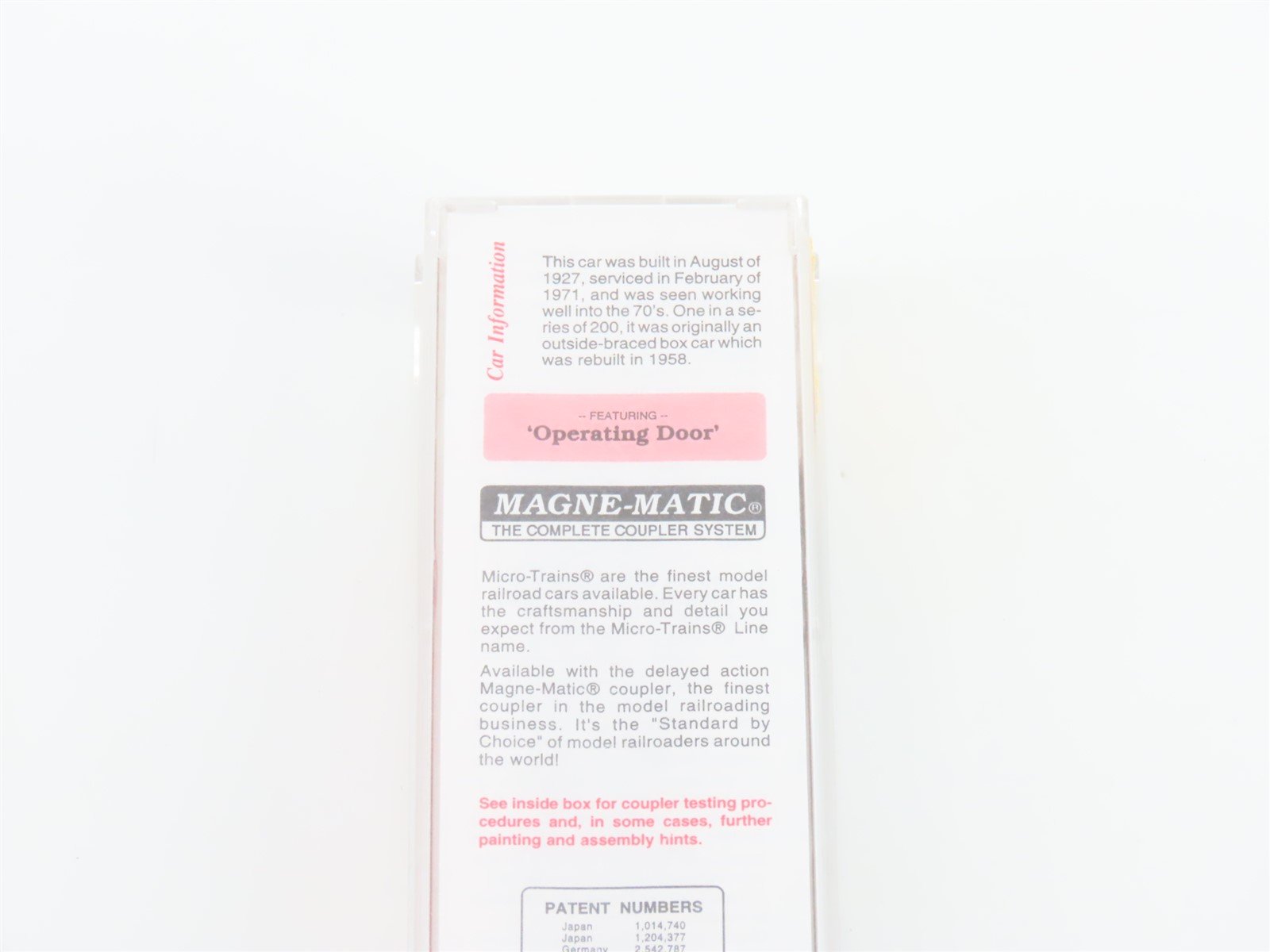 N Scale Micro-Trains MTL 35020 GN Great Northern 40' Despatch Stock Car #55256