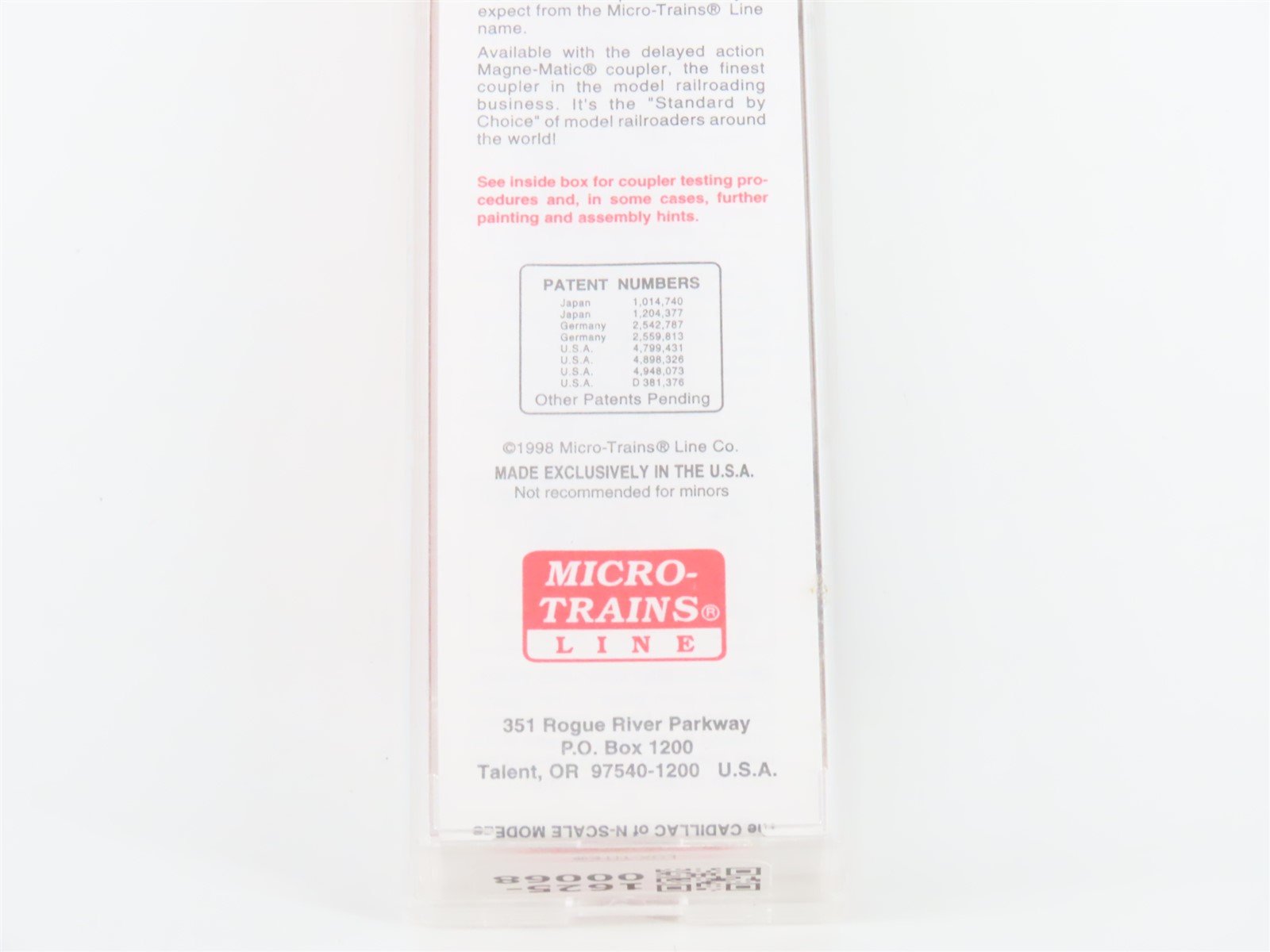 N Scale Micro-Trains MTL 35020 GN Great Northern 40' Despatch Stock Car #55256