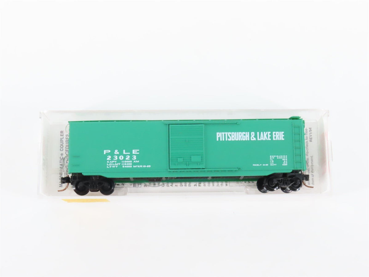 N Scale Micro-Trains MTL 31050 P&amp;LE Pittsburgh &amp; Lake Erie 50&#39; Box Car #23023