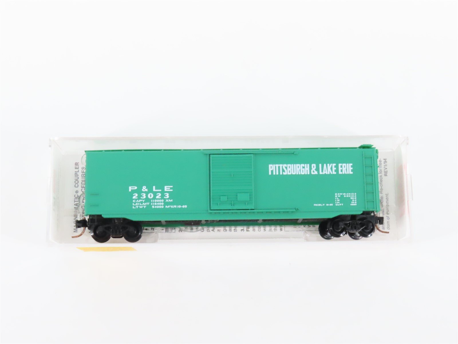 N Scale Micro-Trains MTL 31050 P&LE Pittsburgh & Lake Erie 50' Box Car #23023
