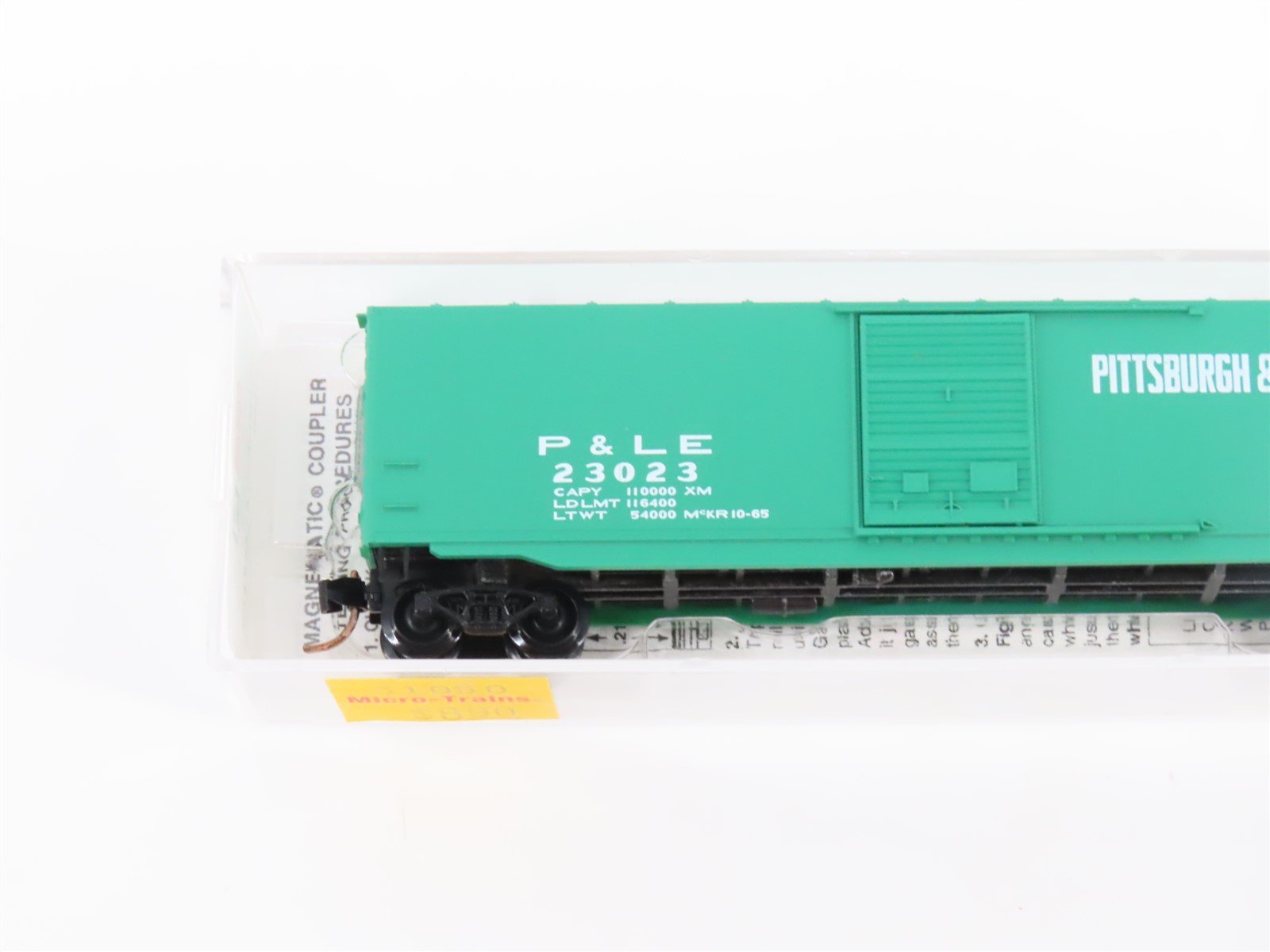 N Scale Micro-Trains MTL 31050 P&LE Pittsburgh & Lake Erie 50' Box Car #23023