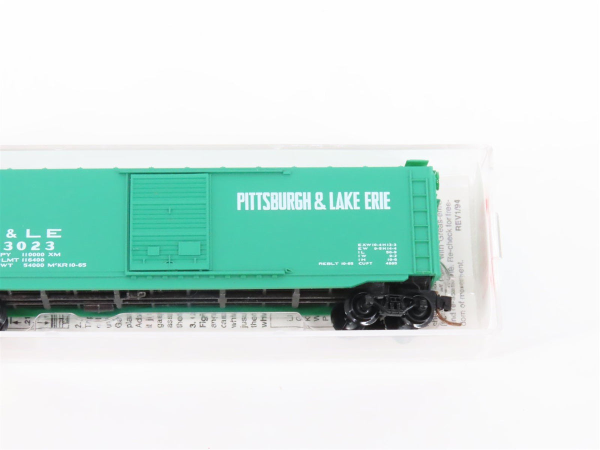 N Scale Micro-Trains MTL 31050 P&amp;LE Pittsburgh &amp; Lake Erie 50&#39; Box Car #23023