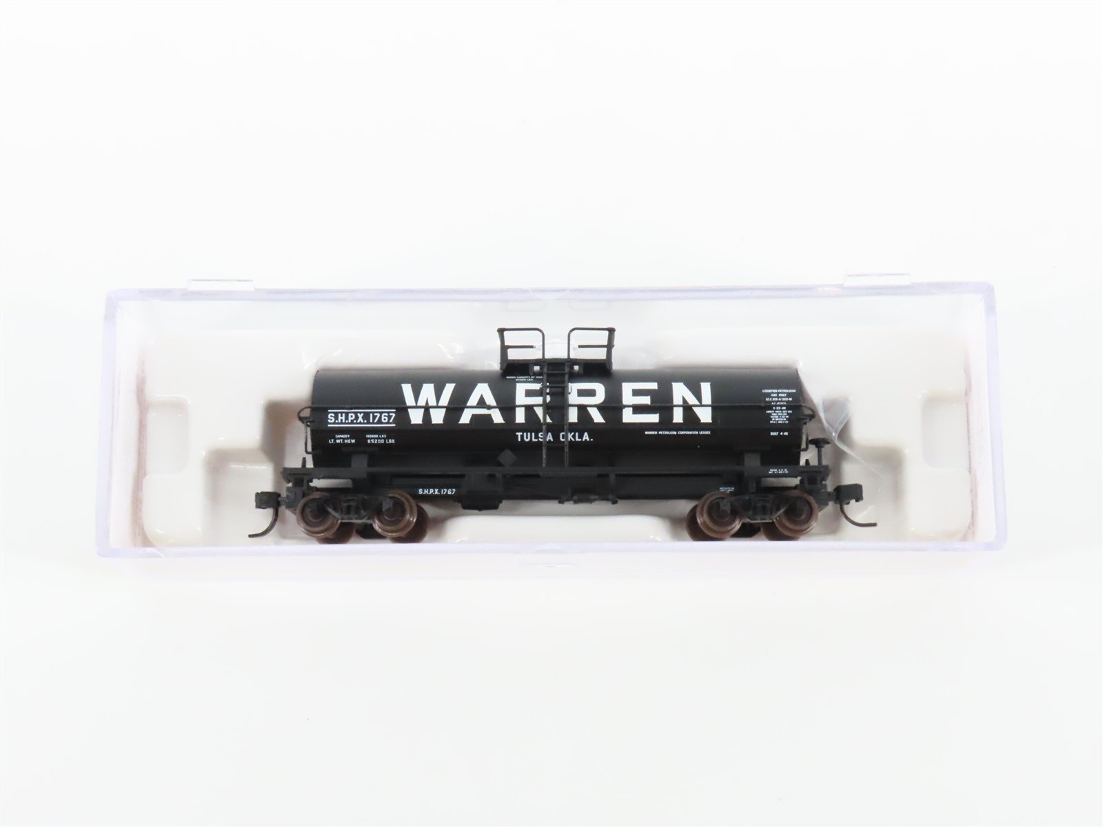 N Scale Atlas 43752 SHPX Warren Petroleum 11,000 Gallon Tank Car #1767