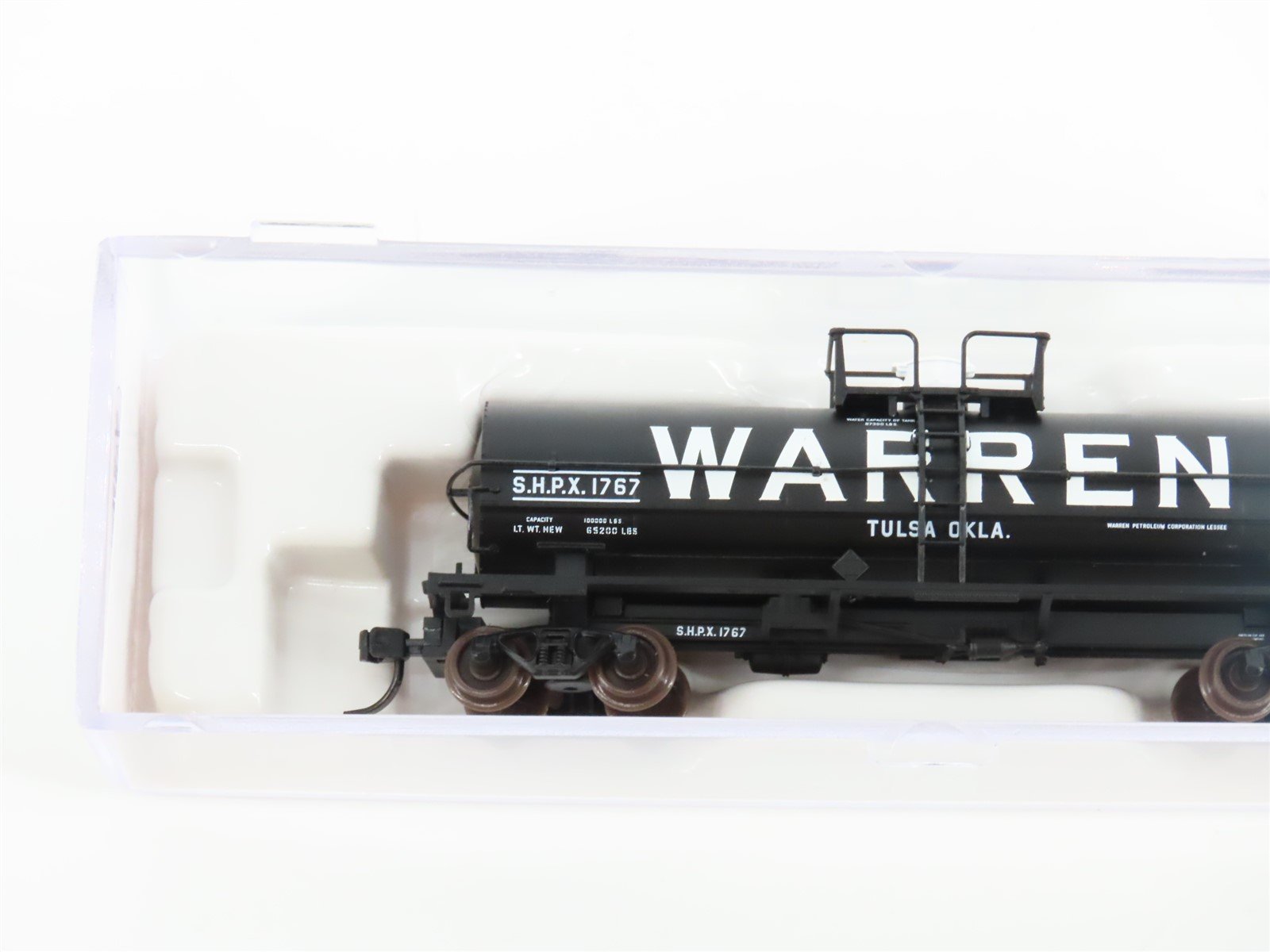 N Scale Atlas 43752 SHPX Warren Petroleum 11,000 Gallon Tank Car #1767
