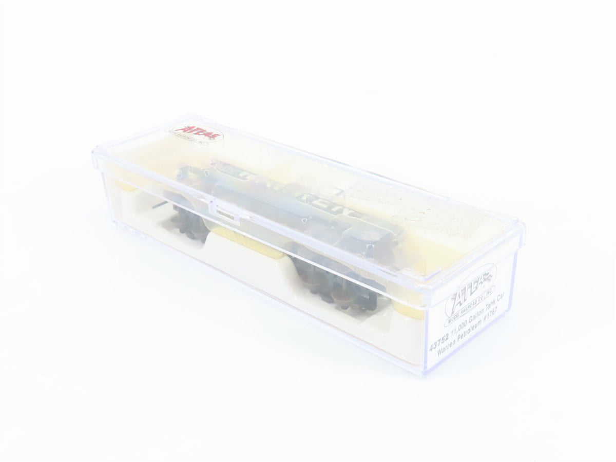 N Scale Atlas 43752 SHPX Warren Petroleum 11,000 Gallon Tank Car #1767