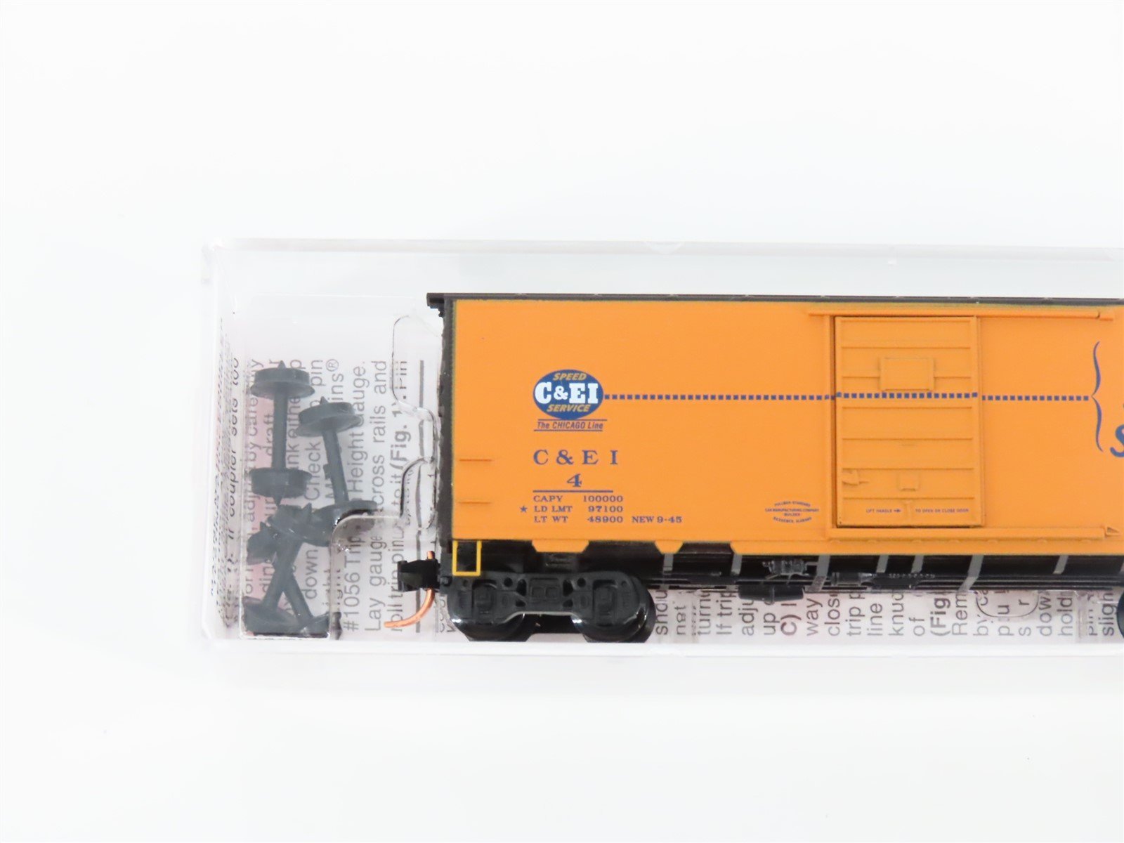 N Scale Micro-Trains MTL 02000704 C&EI Chicago St Louis Southwest 40' Box Car #4