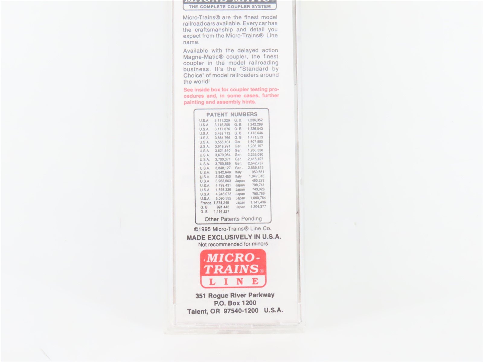 N Scale Micro-Trains MTL 70050 NPM Northern Pacific Mechanical Reefer #720