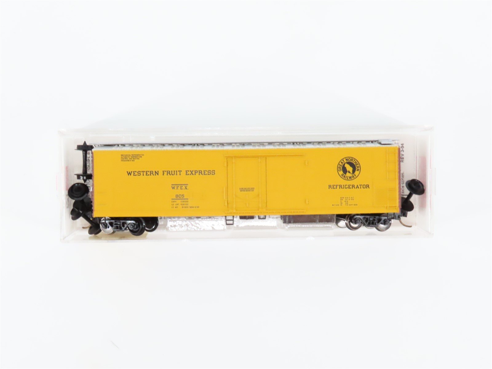 N Scale Micro-Trains MTL 69010/1 WFEX Western Fruit Express Reefer #805