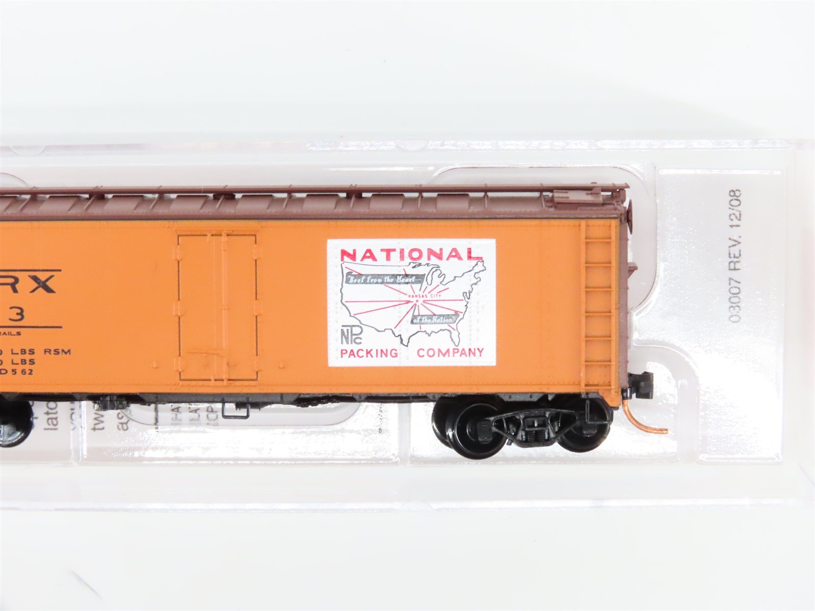 N Scale Micro-Trains MTL 05900162 MERX National Packing Company Reefer #543