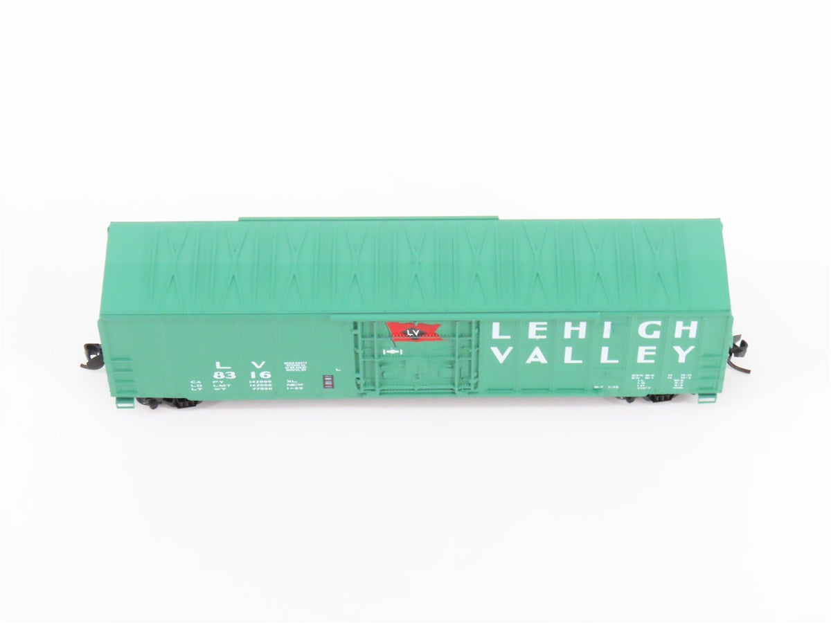 N Scale Micro-Trains MTL NSE 24-04 LV Lehigh Valley 50&#39; Plug Door Box Car #8316