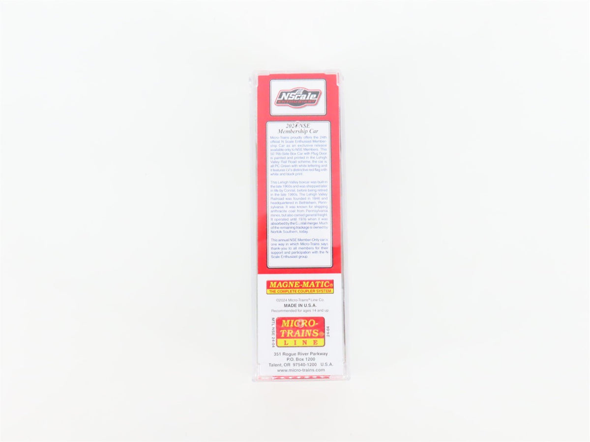 N Scale Micro-Trains MTL NSE 24-04 LV Lehigh Valley 50&#39; Plug Door Box Car #8316