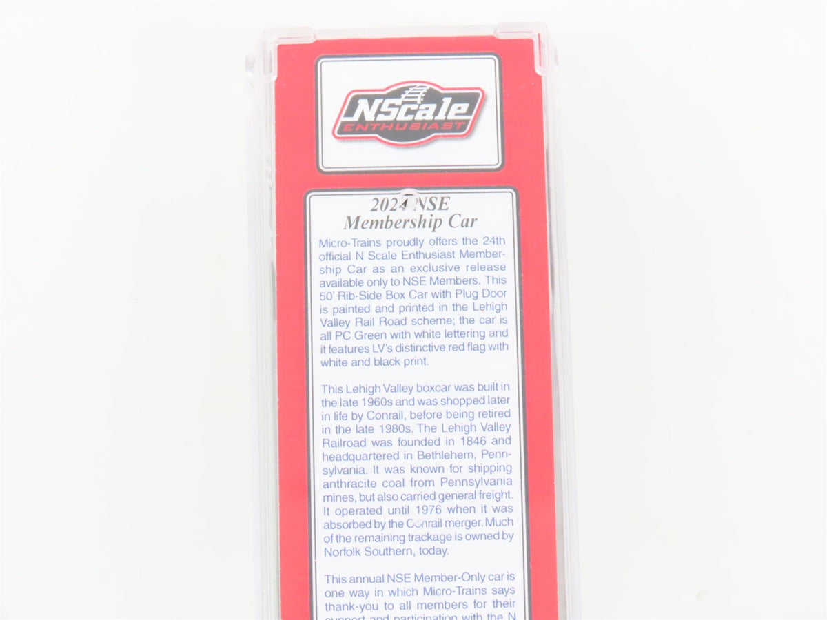 N Scale Micro-Trains MTL NSE 24-04 LV Lehigh Valley 50&#39; Plug Door Box Car #8316