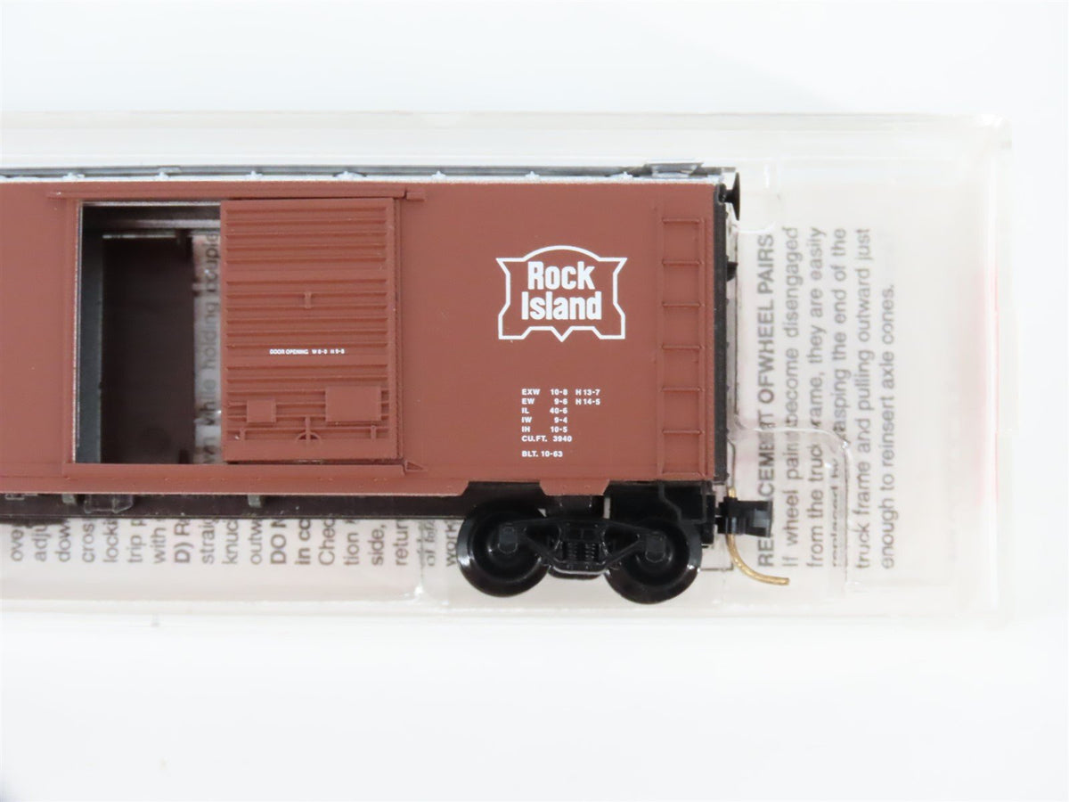 N Scale Micro-Trains MTL 20058 RI Rock Island 40&#39; Single Door Box Car #27459