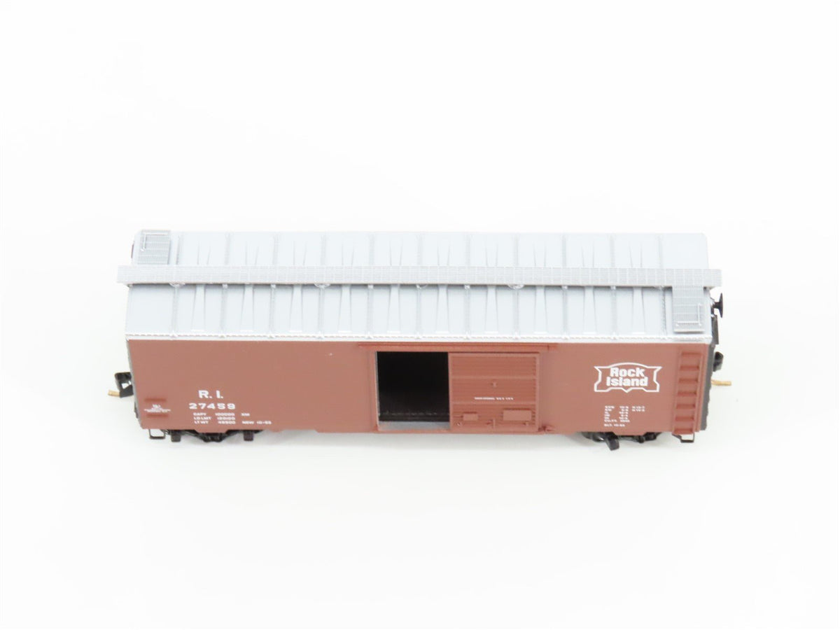 N Scale Micro-Trains MTL 20058 RI Rock Island 40&#39; Single Door Box Car #27459