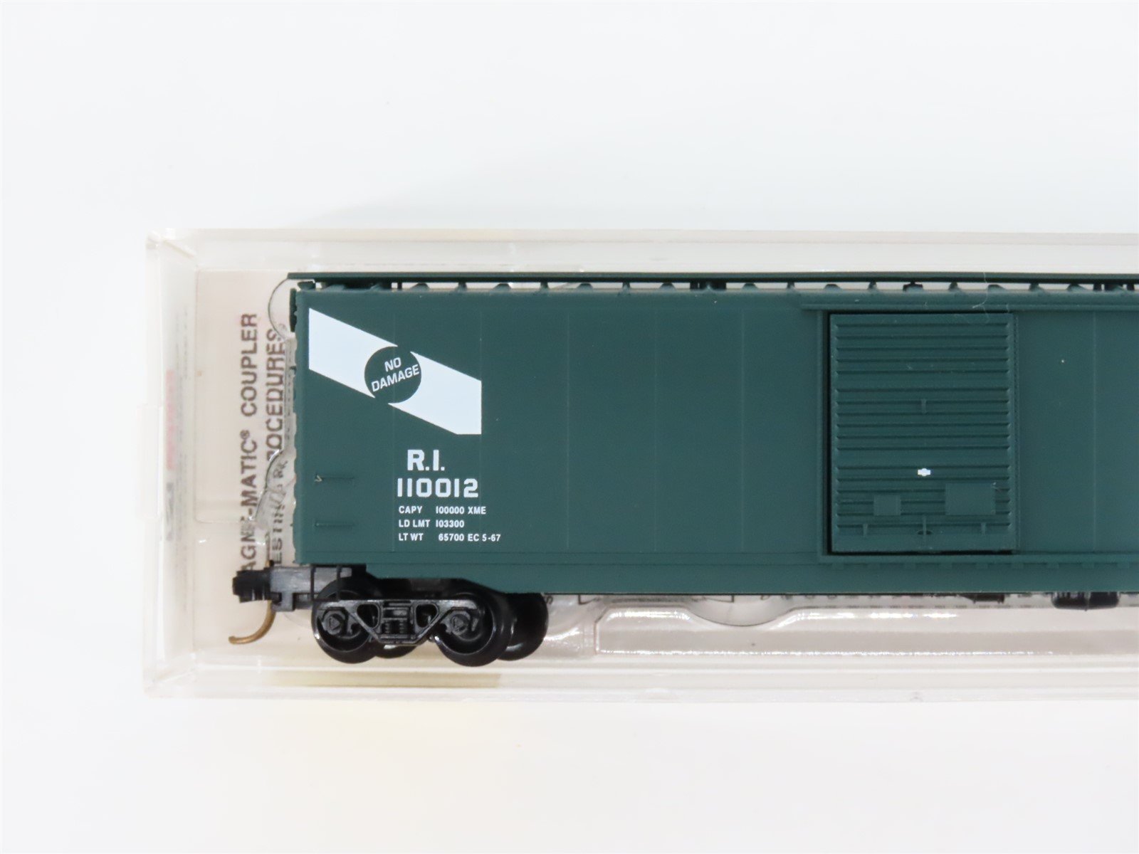 N Scale Micro-Trains MTL 31300 RI Rock Island 50' Single Door Box Car #110012