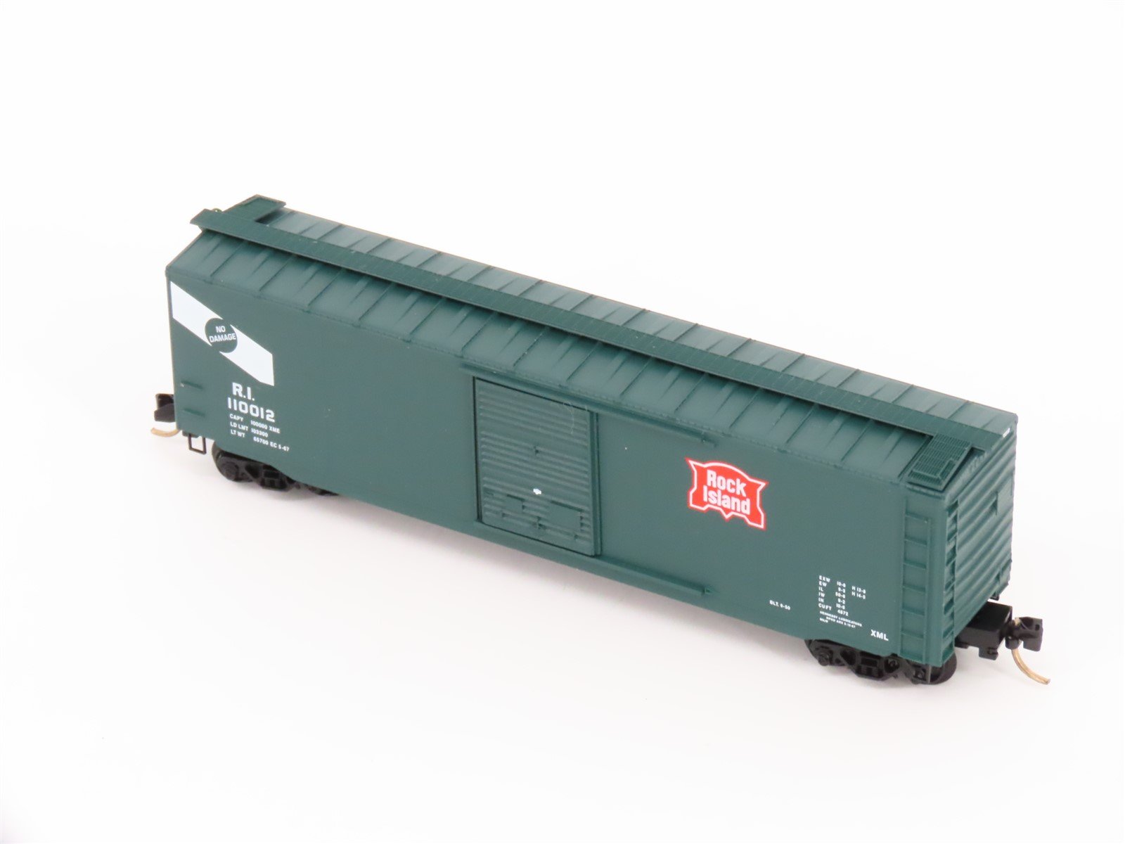 N Scale Micro-Trains MTL 31300 RI Rock Island 50' Single Door Box Car #110012