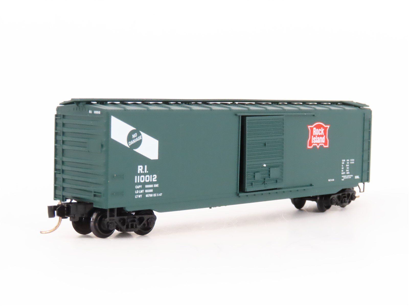 N Scale Micro-Trains MTL 31300 RI Rock Island 50' Single Door Box Car #110012
