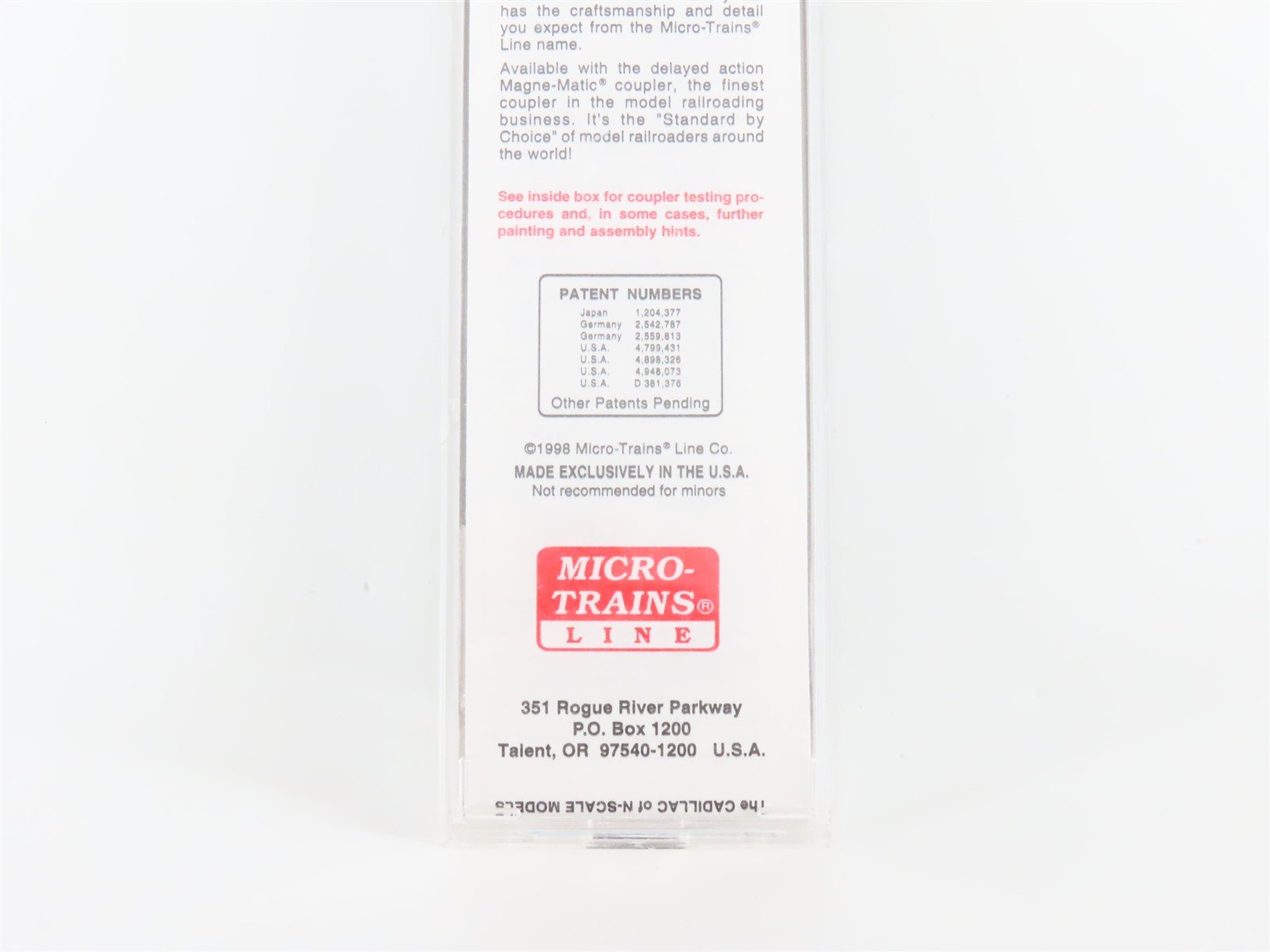 N Scale Micro-Trains MTL 31300 RI Rock Island 50' Single Door Box Car #110012