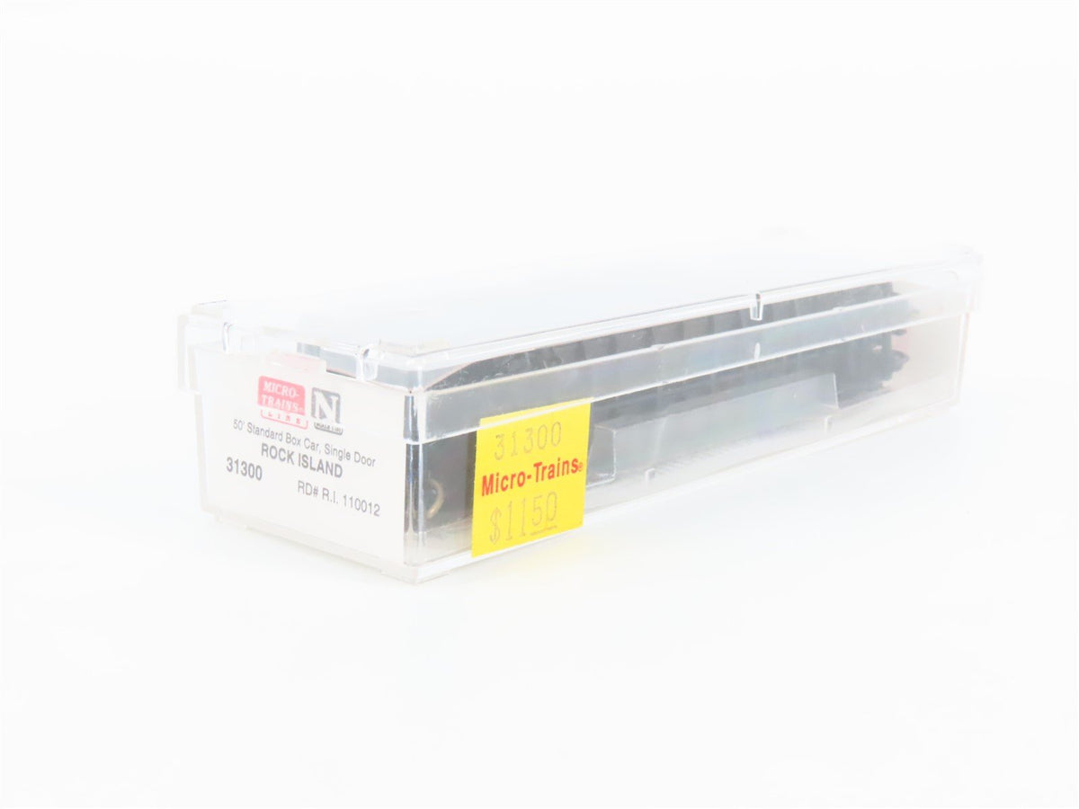 N Scale Micro-Trains MTL 31300 RI Rock Island 50&#39; Single Door Box Car #110012