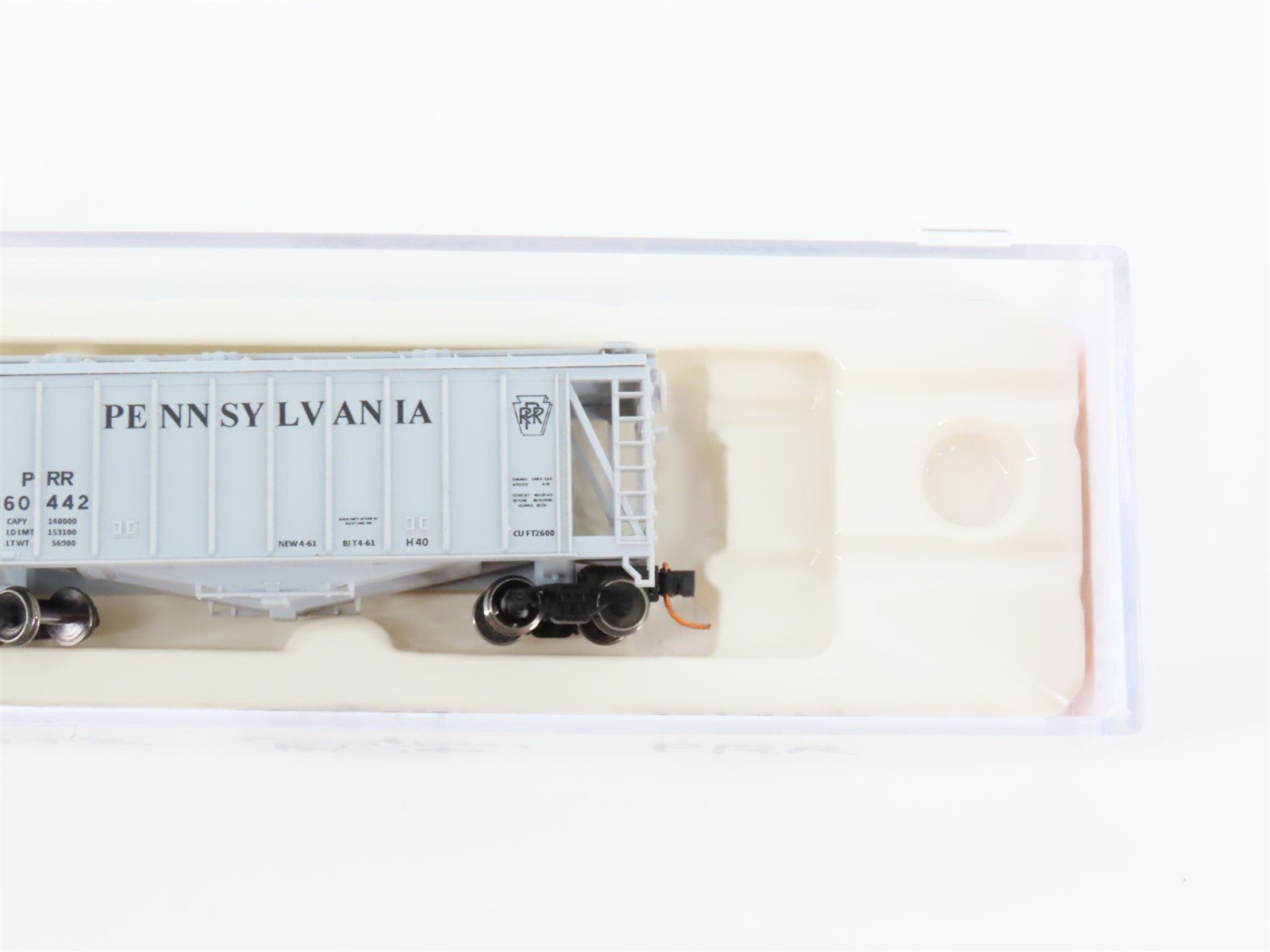 N Scale Atlas Trainman 3850 PRR Pennsylvania 40' Airslide Hopper #260442 Custom