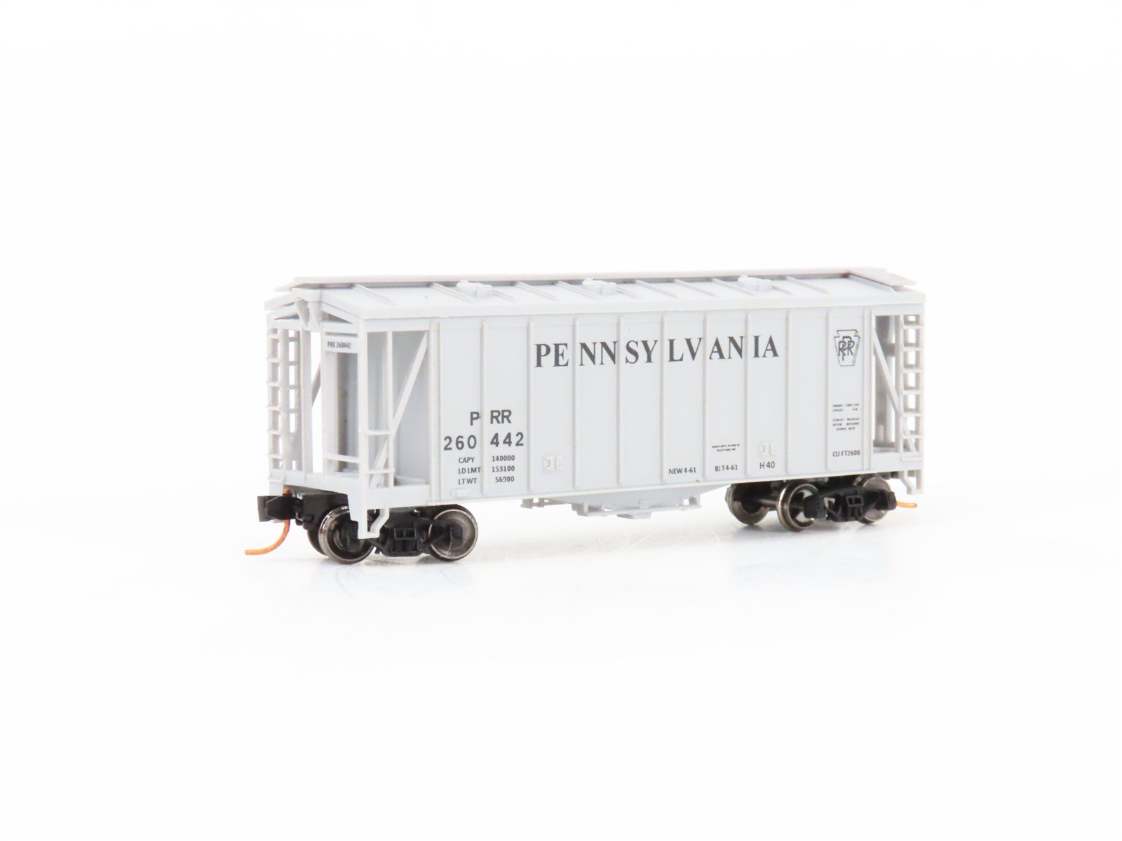 N Scale Atlas Trainman 3850 PRR Pennsylvania 40' Airslide Hopper #260442 Custom