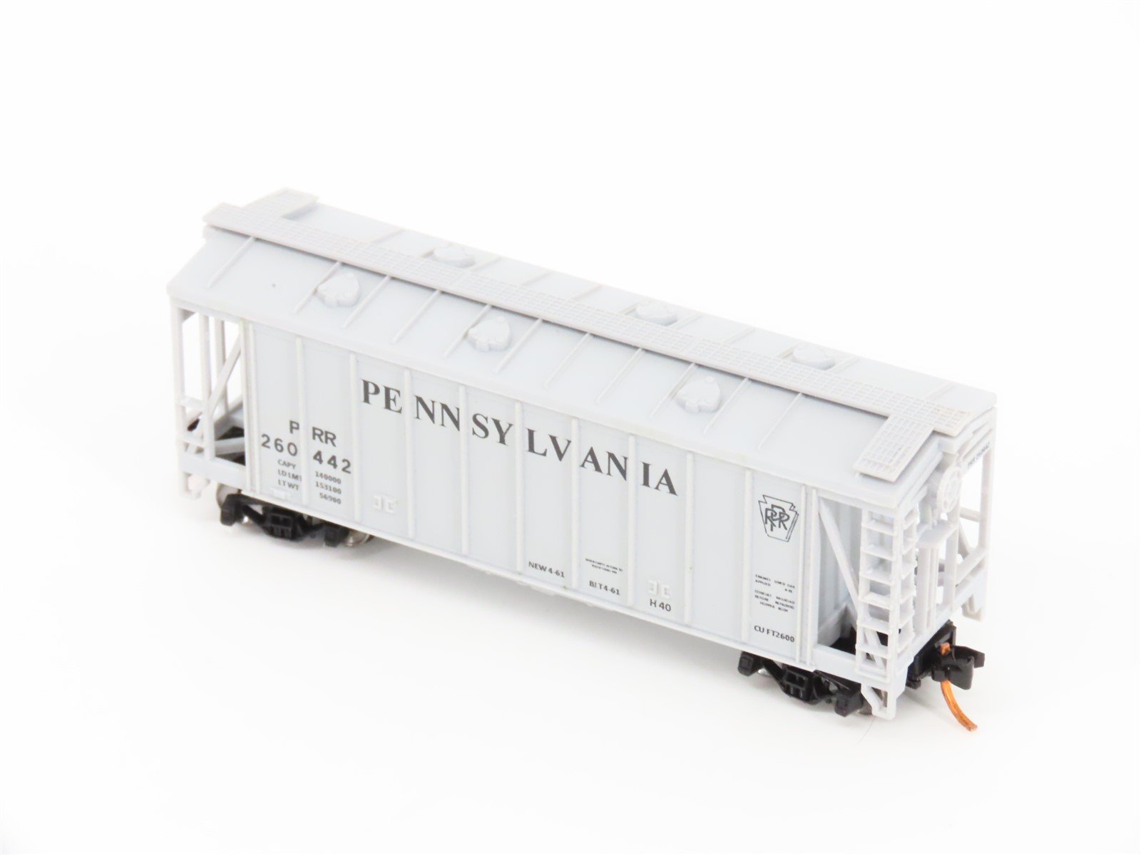 N Scale Atlas Trainman 3850 PRR Pennsylvania 40' Airslide Hopper #260442 Custom