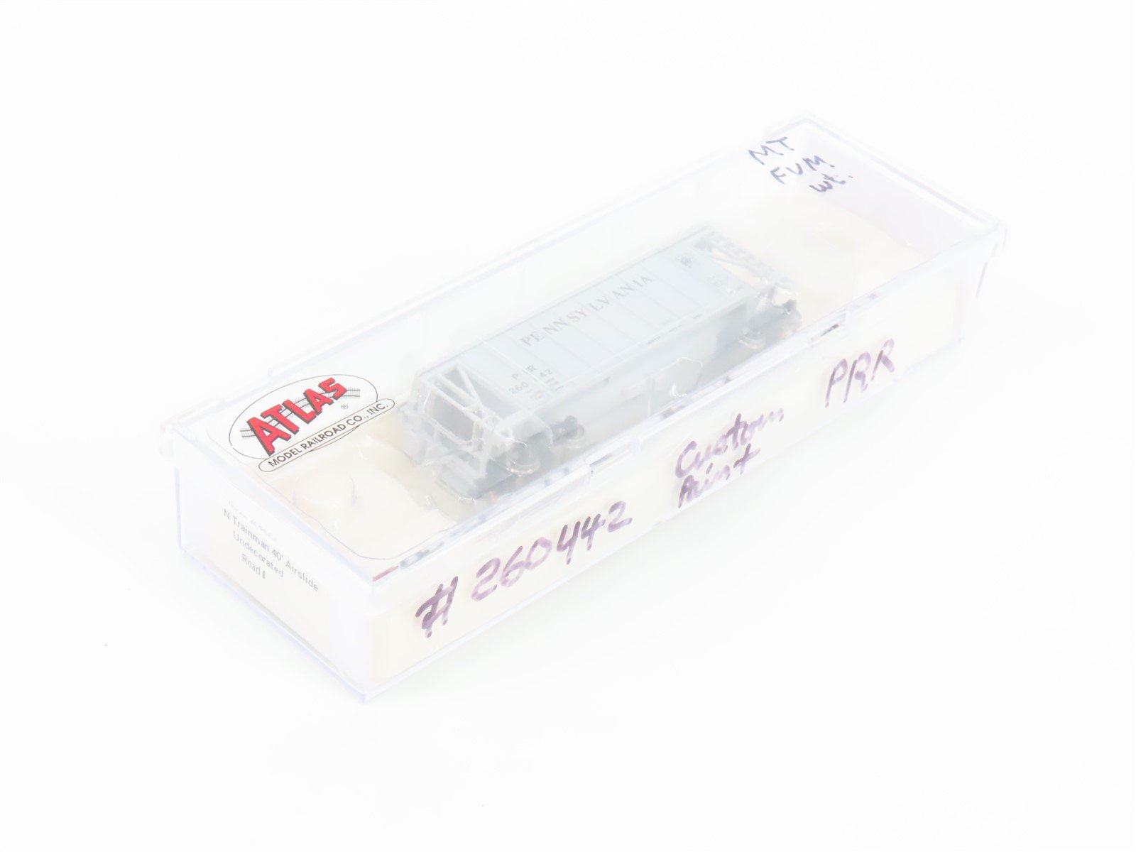 N Scale Atlas Trainman 3850 PRR Pennsylvania 40' Airslide Hopper #260442 Custom