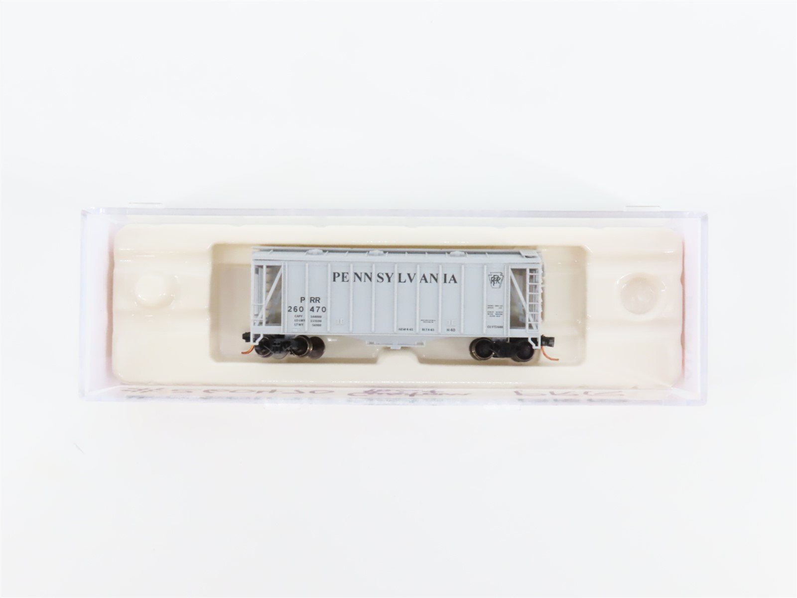 N Scale Atlas Trainman 3850 PRR Pennsylvania 40' Airslide Hopper #260470 Custom