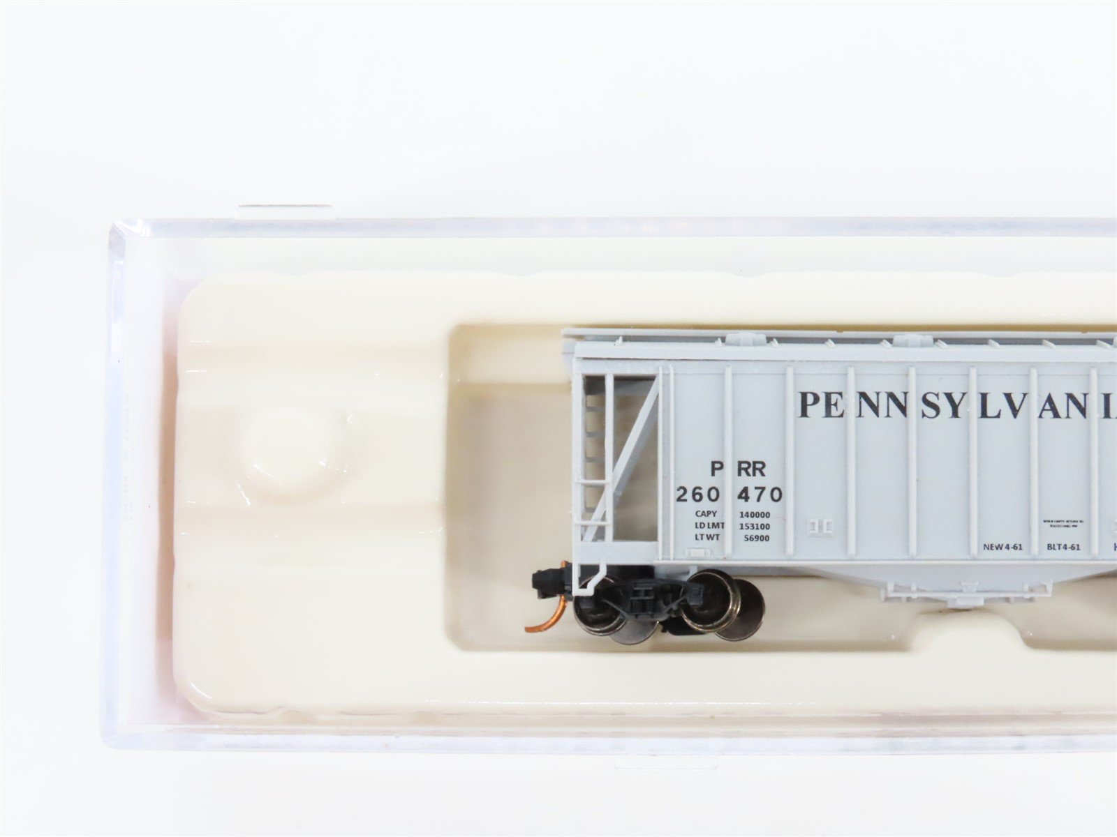 N Scale Atlas Trainman 3850 PRR Pennsylvania 40' Airslide Hopper #260470 Custom