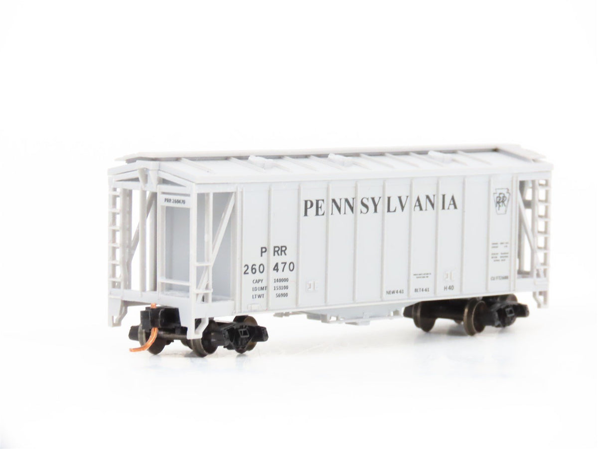 N Scale Atlas Trainman 3850 PRR Pennsylvania 40&#39; Airslide Hopper #260470 Custom