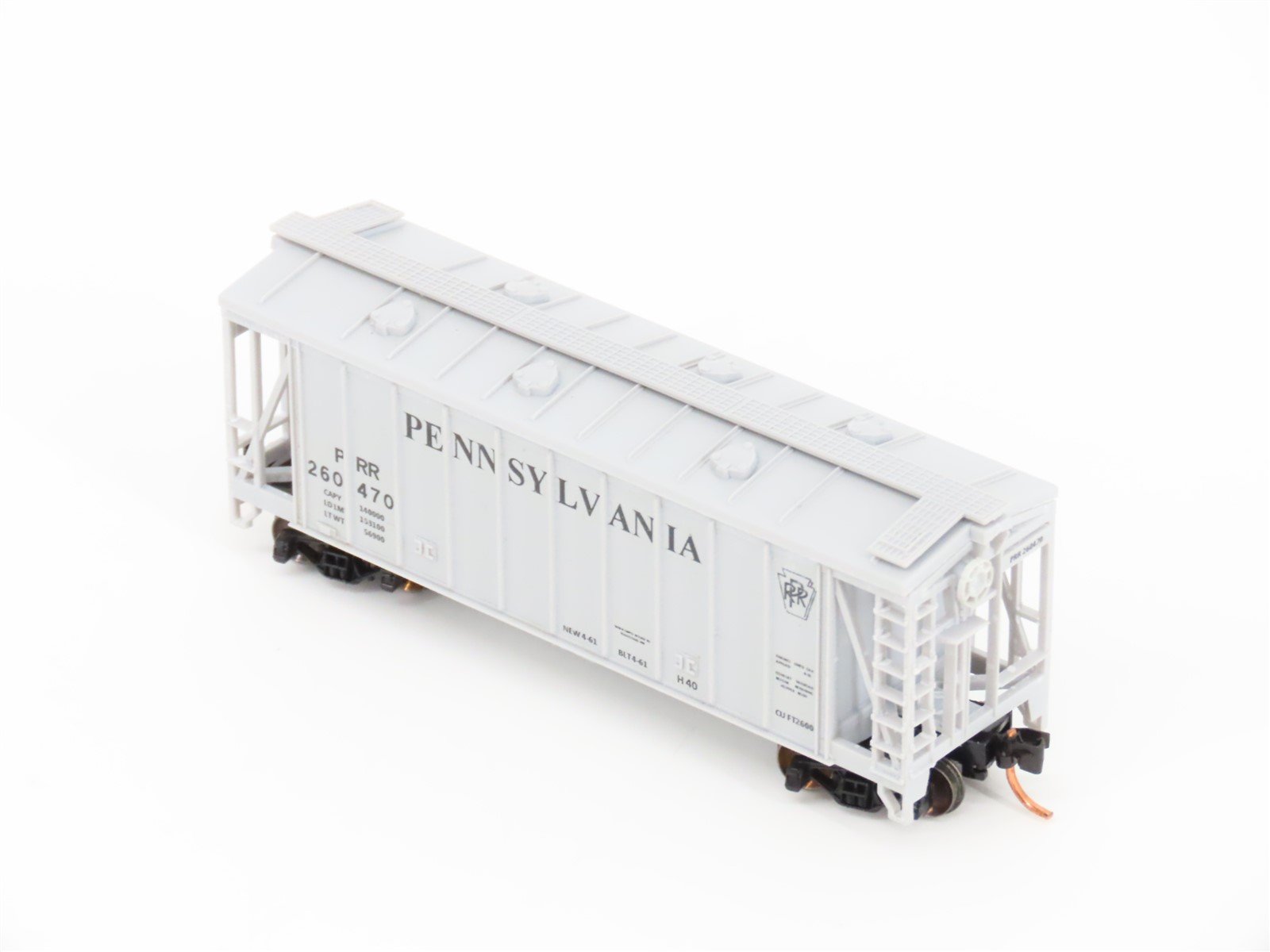 N Scale Atlas Trainman 3850 PRR Pennsylvania 40' Airslide Hopper #260470 Custom