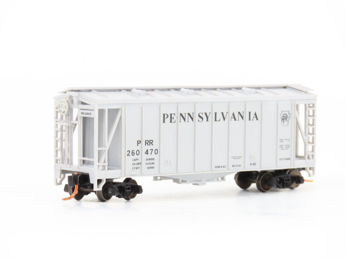 N Scale Atlas Trainman 3850 PRR Pennsylvania 40&#39; Airslide Hopper #260470 Custom