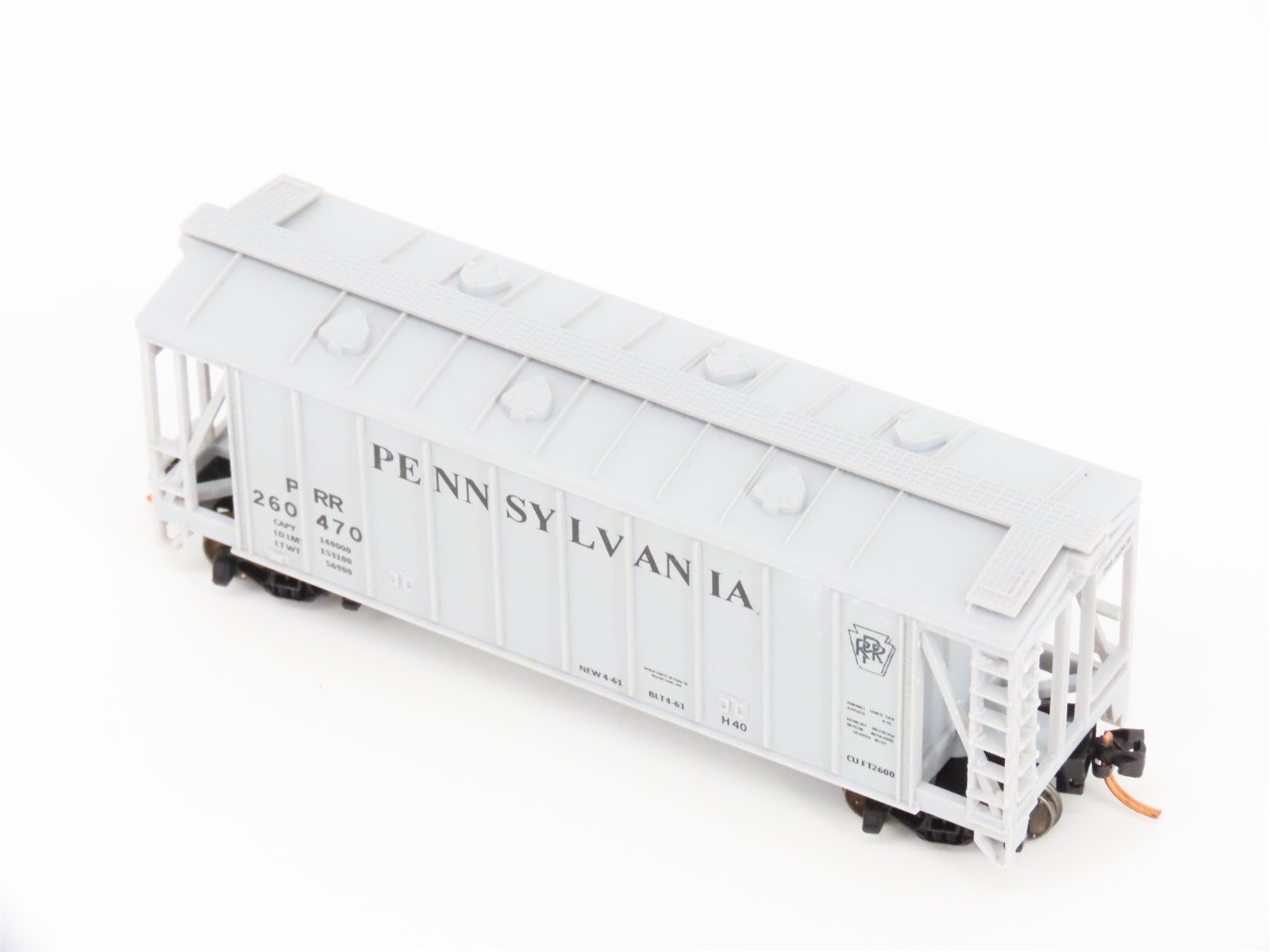 N Scale Atlas Trainman 3850 PRR Pennsylvania 40' Airslide Hopper #260470 Custom