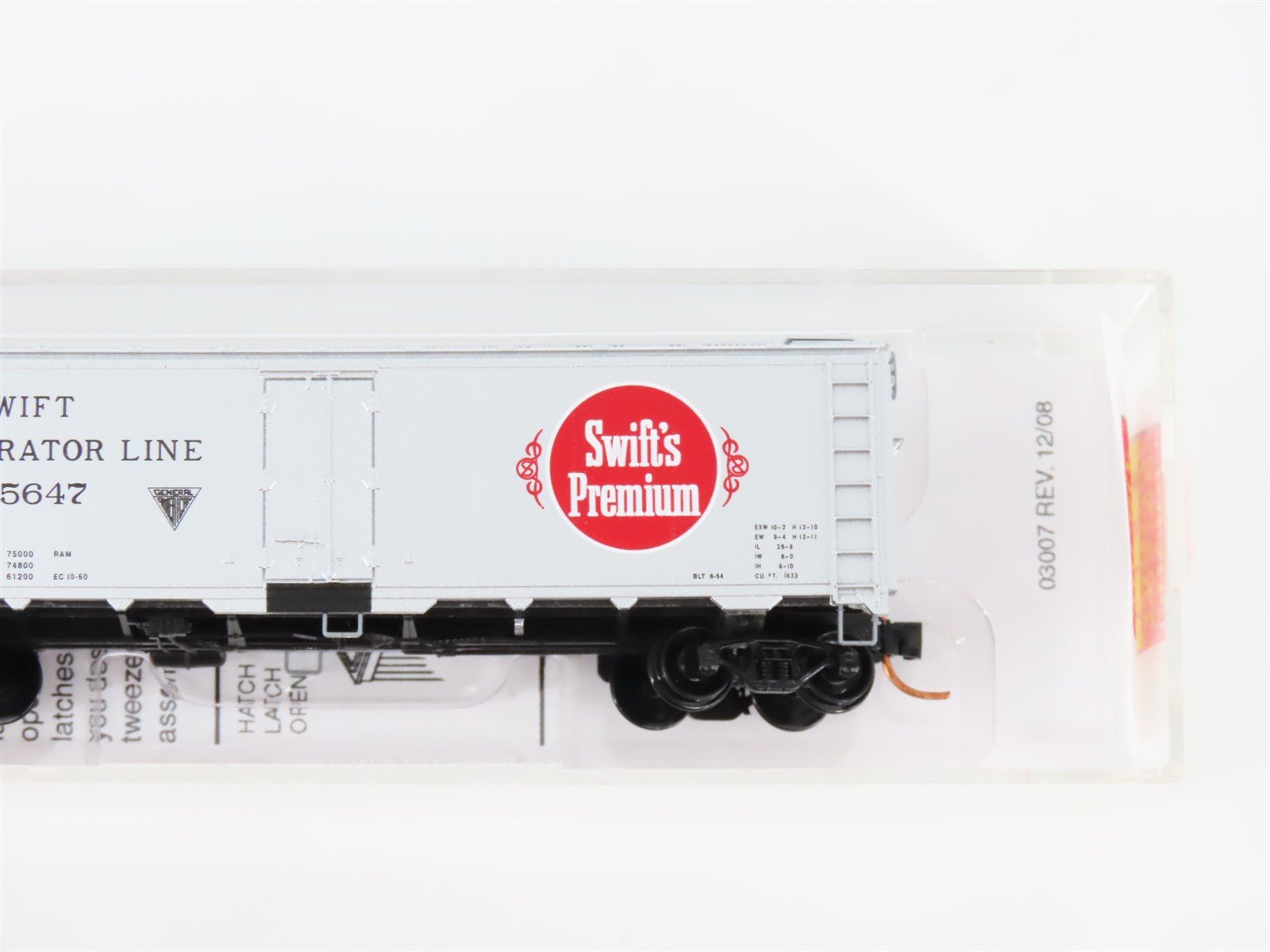 N Scale Micro-Trains MTL 05900150 SRLX Swift Premium 40' Steel Ice Reefer #15647