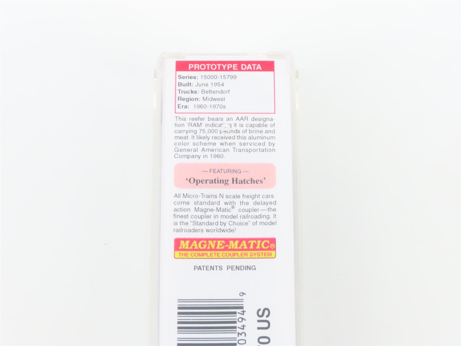 N Scale Micro-Trains MTL 05900150 SRLX Swift Premium 40' Steel Ice Reefer #15647