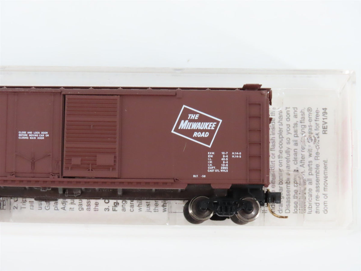N Scale Micro-Trains MTL 22180 MILW Milwaukee Road 40&#39; Box Car #29960