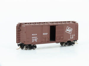 N Scale Micro-Trains MTL 22180 MILW Milwaukee Road 40' Box Car #29960