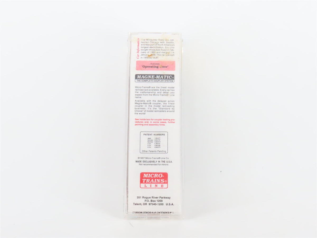 N Scale Micro-Trains MTL 22180 MILW Milwaukee Road 40&#39; Box Car #29960